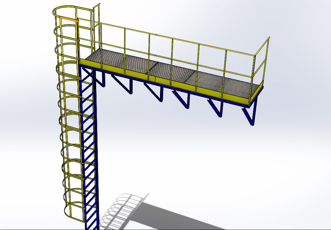 Чертежи пожарных лестниц  в revit и dwg